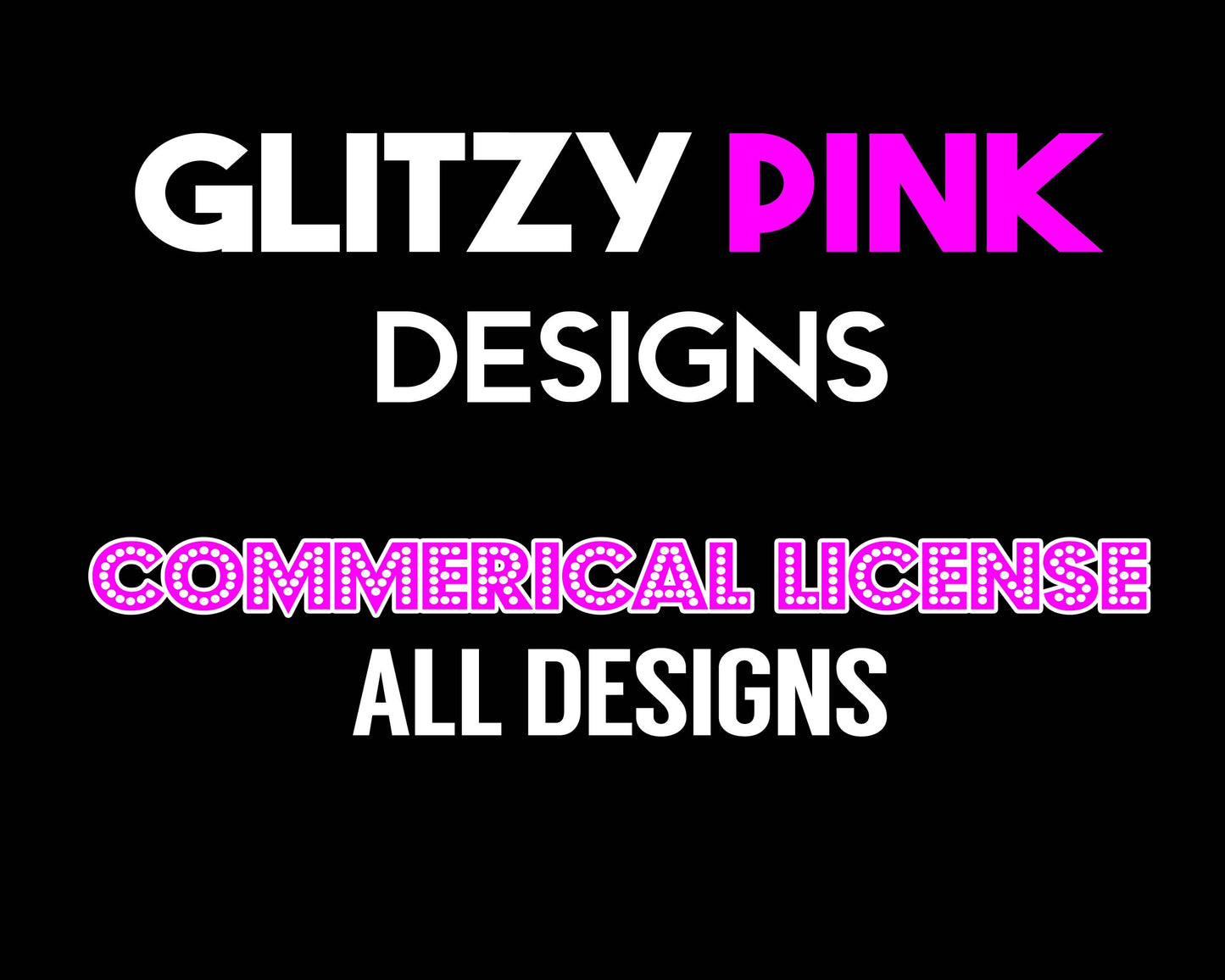 Commercial License to Sell Transfers (All Designs)