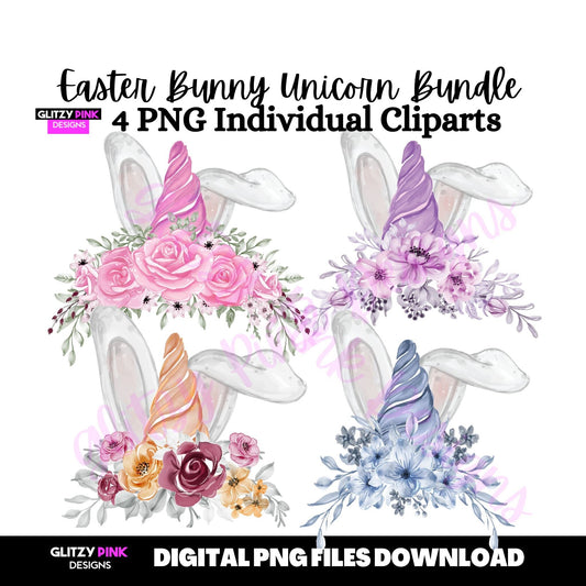 Watercolor Easter Bunny Unicorn Bundle, Easter Unicorn PNG, Easter  Unicorn Clipart, Unicorn Bundle, Easter Sublimation,  Instant Download