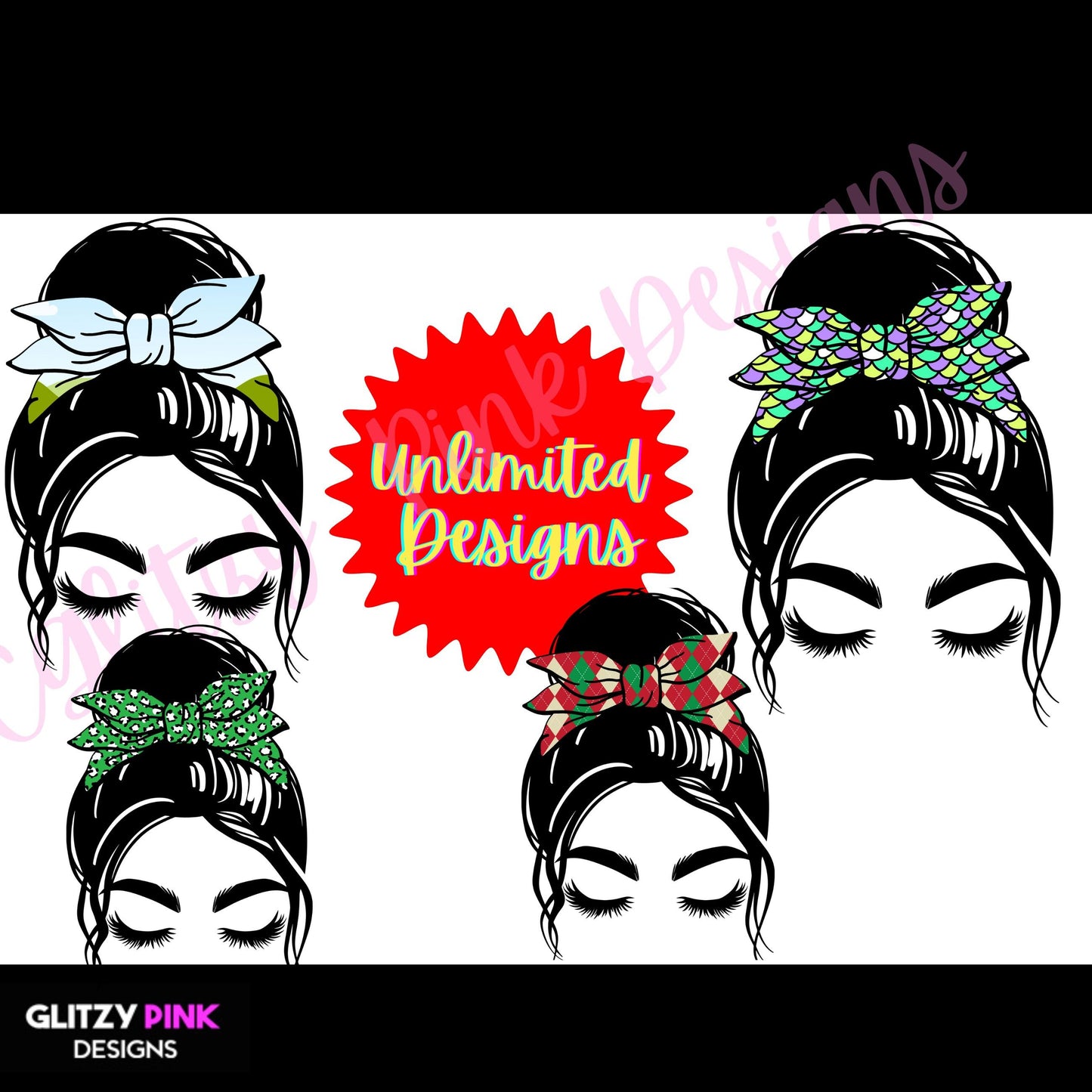 Messy Bun Mom F Drag and Drop Canva Template, Mom Life SVG, Customized Messy Bun Mom PNG  Canva Frame, Messy Bun Mom Sublimation Design